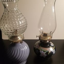 Beautiful Unique Vintage Oil Lamps 