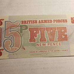 5P BRITISH ARMED FORCES!