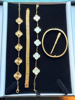 Clover bracelets & Love bracelets