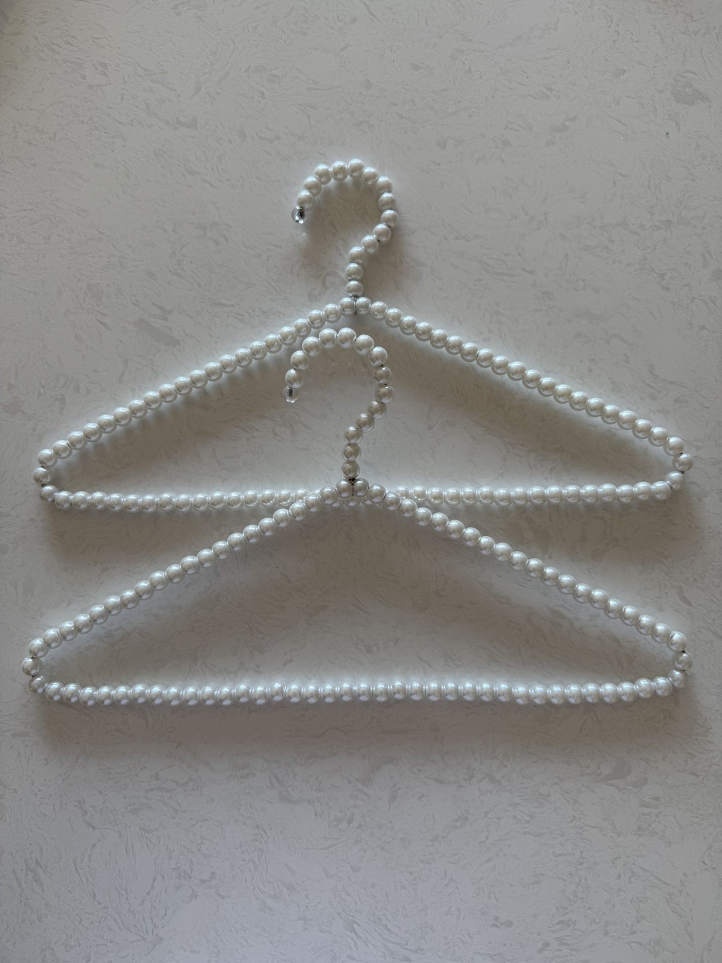 2 Pearl Wedding Hangers