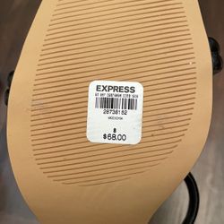 Express Black Heel Sandals