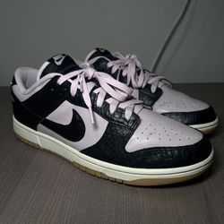 SIZE 11.5 MENS NIKE DUNK LOW RETRO LTD BLACK PLATINUM VIOLET CROC HF9191-001