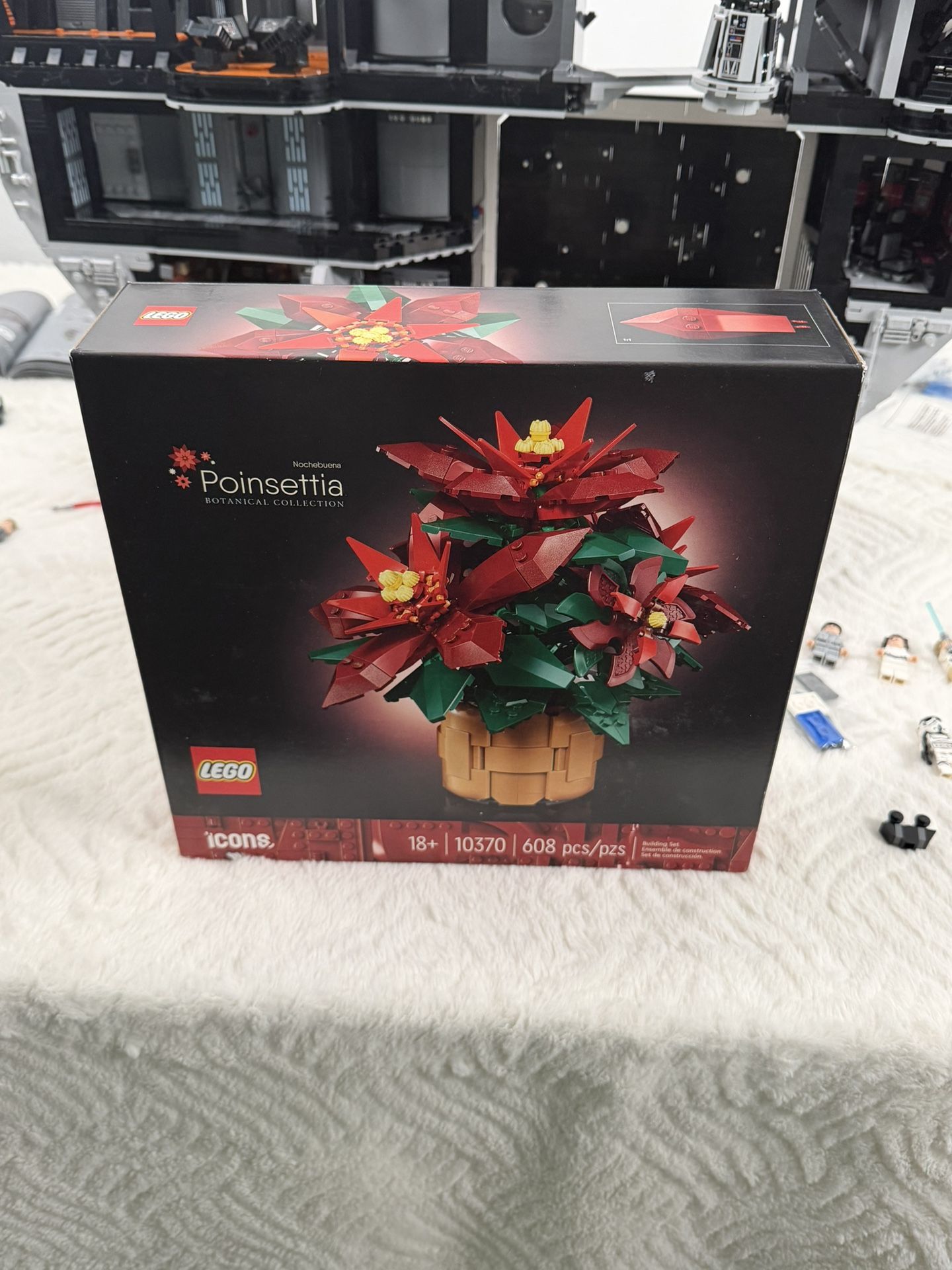 LEGO Icons Nochebuena Poinsettia (10370) – Botanical Collection, Sealed New 🌺