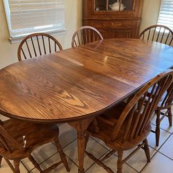 Dining Room Set - Dining Table, Chairs and Cabinet (All for $200)