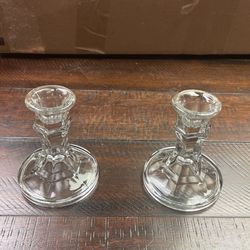 Glass Candlestick Holders 50 Of Them