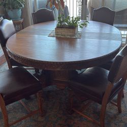 Antique Table And Chairs