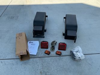 Trailer fenders and light kit