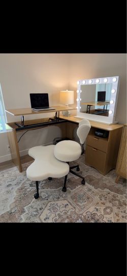 MOVING SALE - L-shaped desk
