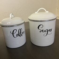Coffee & Sugar Containers