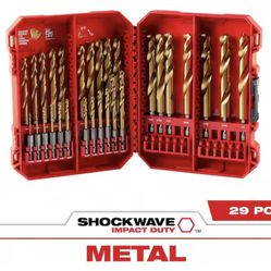 Milwaukee SHOCKWAVE Impact Duty Titanium Drill Bit Set (29-Piece