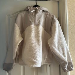 lululemon fleece hooded jacket