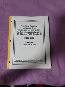 Strategies for instruction and assessment CSLA