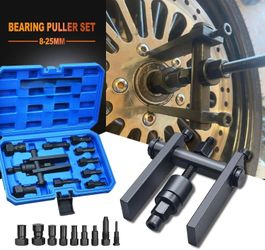 10 Piece Motorcycle Blind Internal Inner Insert Inside Bearing Extractor Puller