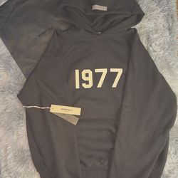 Fear of God Essentials Essentials 1977 Hoodie 'Iron'