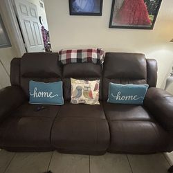 Full leather couch