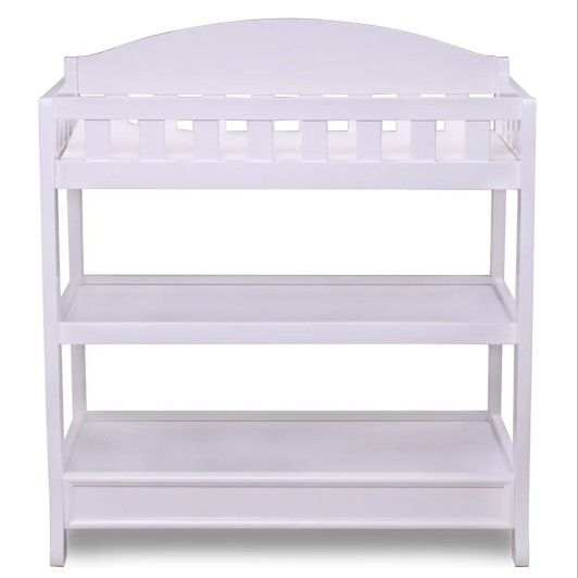 Delta Children Infant Changing Table with Pad, White

