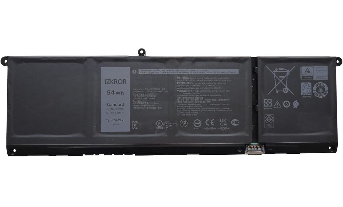 V6W33 54Wh Battery Replacement for Dell Inspiron