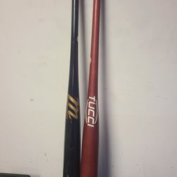 Baseball Wood Bats 34 And A 33.5