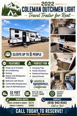 Travel Trailer for Your Next Getaway