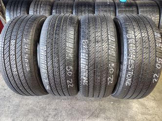 275/50/22 Bridgestone alenza