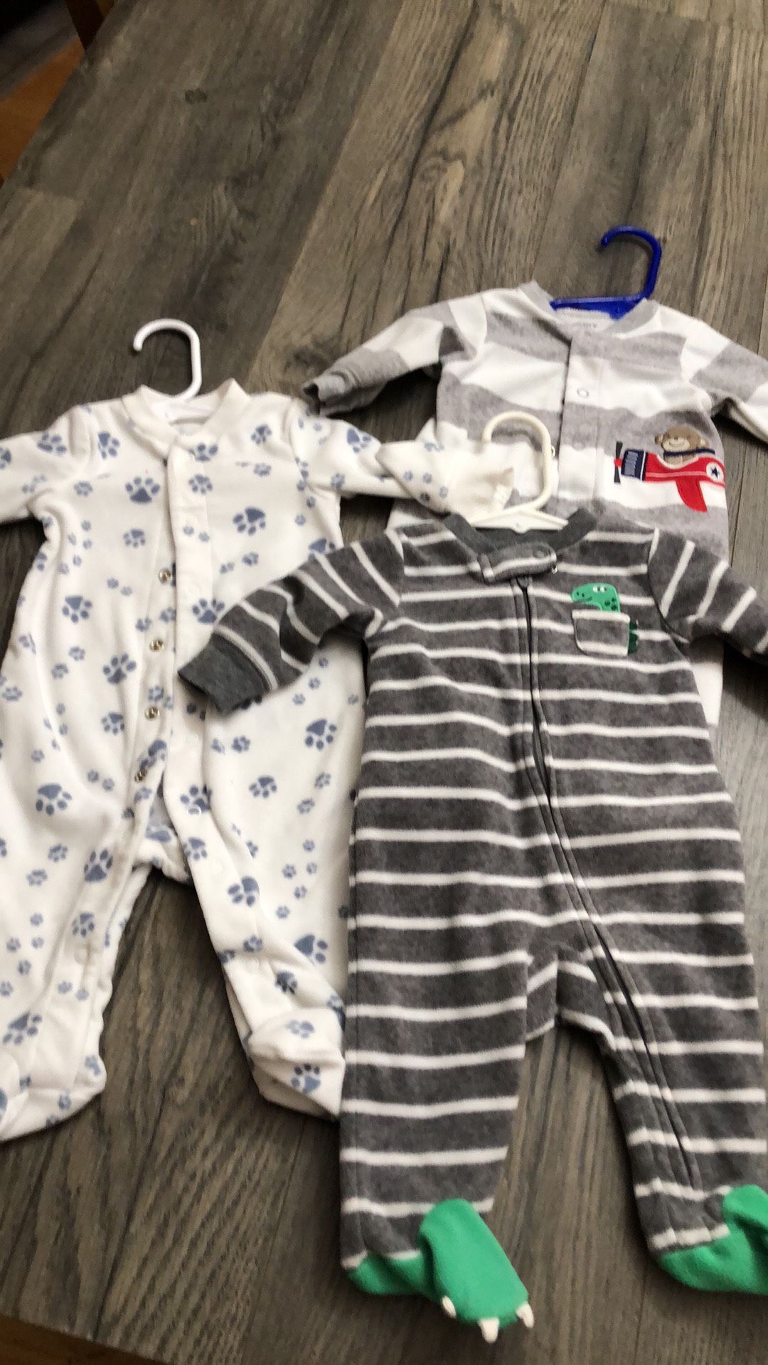 3 Months Baby Boy Rompers Fleece Warm