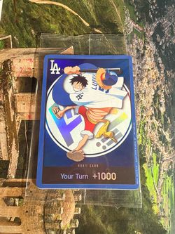 One Piece x LA Dodgers Luffy DON!! Card
