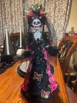 Day of the Dead Catrina Skeleton Doll Figure