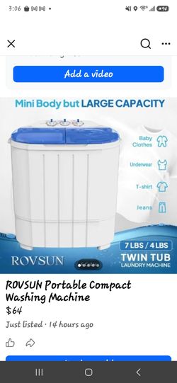 ROVSUN twin tub laundry machine
