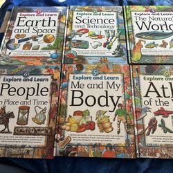 Set Of 6 Explore And Learn Books