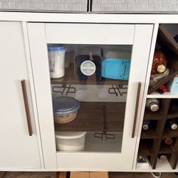 Modern Sleek Style Bar Cabinet.  Multi Functional