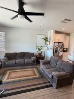 Dark Brown Couches