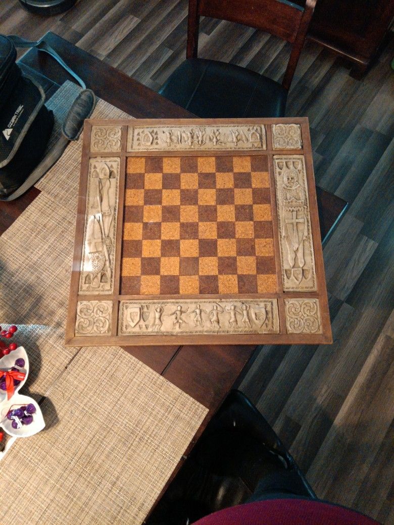 Hand Carved Chess Board Game