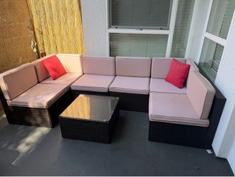 Patio furniture set 7 pieces