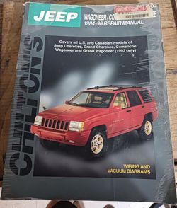CHILTON REPAIR MANUAL FOR JEEP WAGGONEER, COMANCHE & CHEROKEE MODELS FROM 1(contact info removed) *SEE ALL THE PICS*