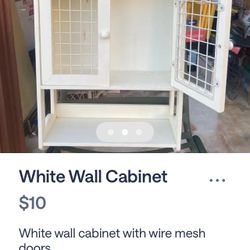 Cabinet W Doors Great Condition 