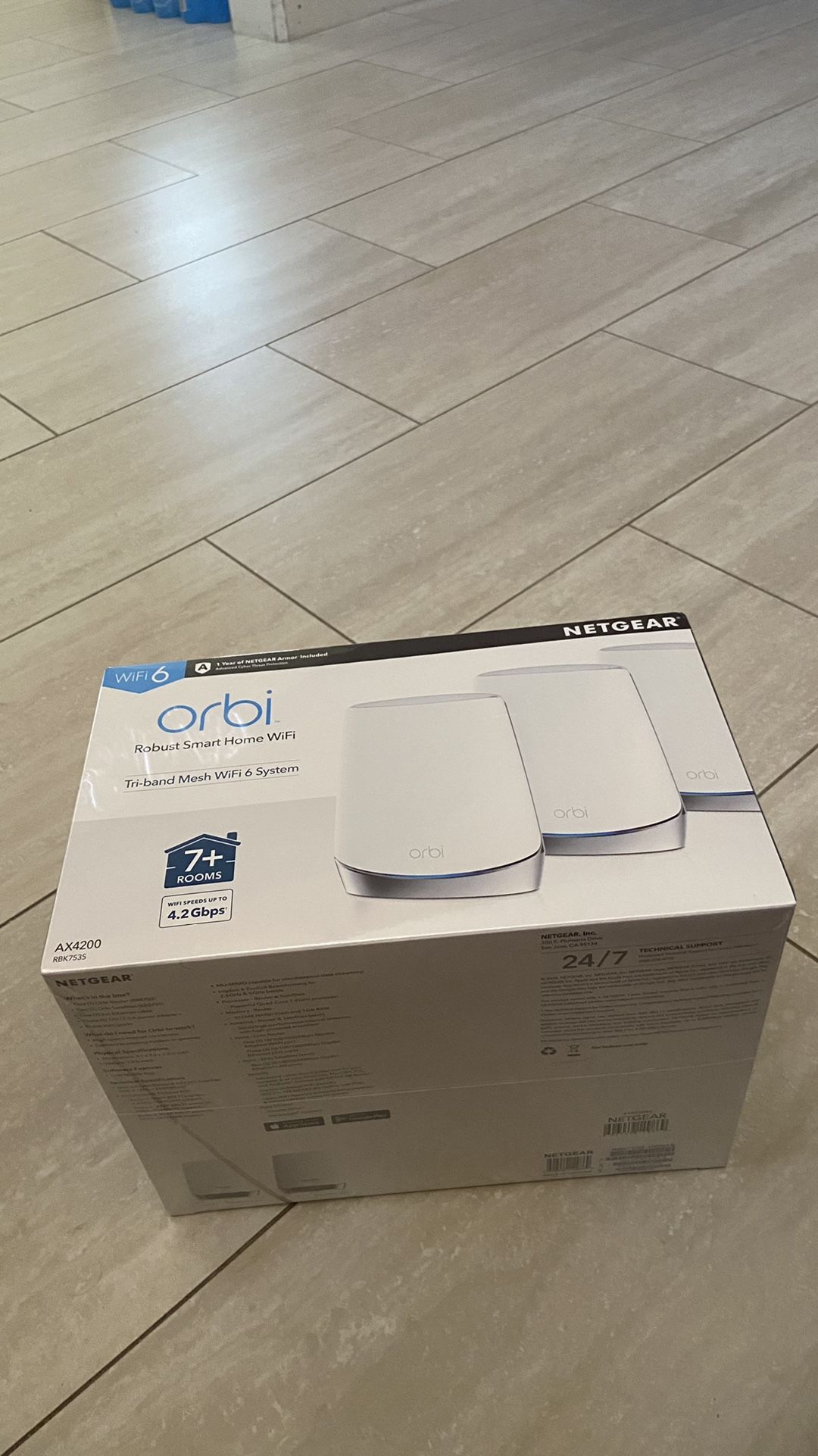 Netgear Orbi Mesh WiFi 6 Wireless Router— AX4200 —BRAND NEW!!!