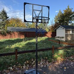 44" SPALDING NBA BASKETBALL HOOP WITH BASEBOARD