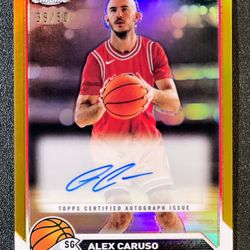 2024 Topps Chrome Gold Autograph Alex Caruso /50