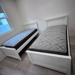 Twin Bed With Mattress