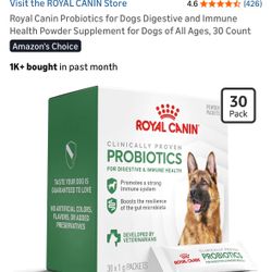 Royal Canin Probiotics for Dogs Digestive and Immune Health Powder Supplement for Dogs of All Ages, 30 Count 