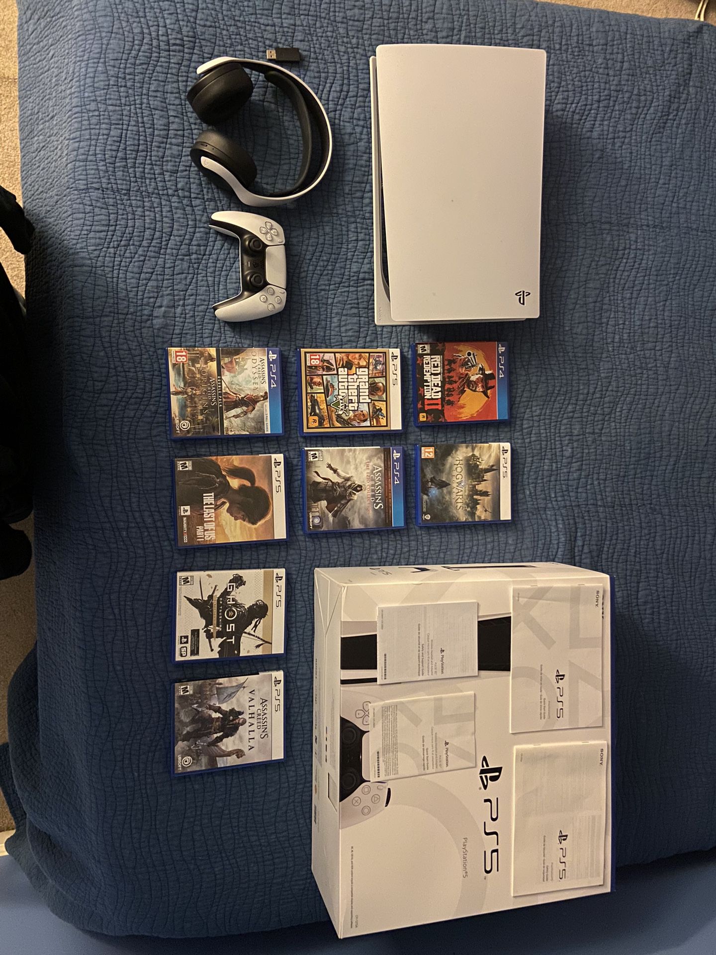 PS5 Headphones and Games