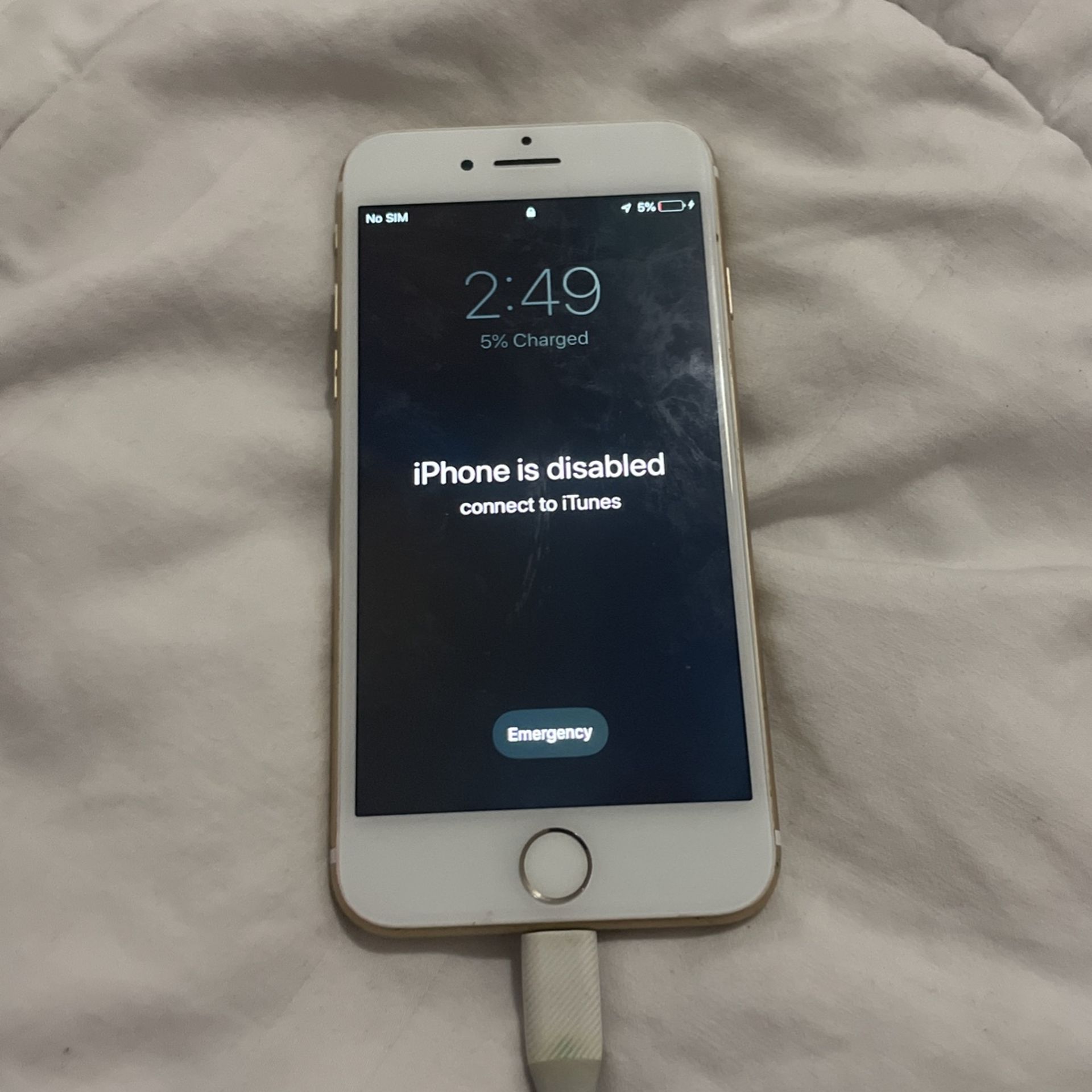 IPhone 6 Gold (Disabled)