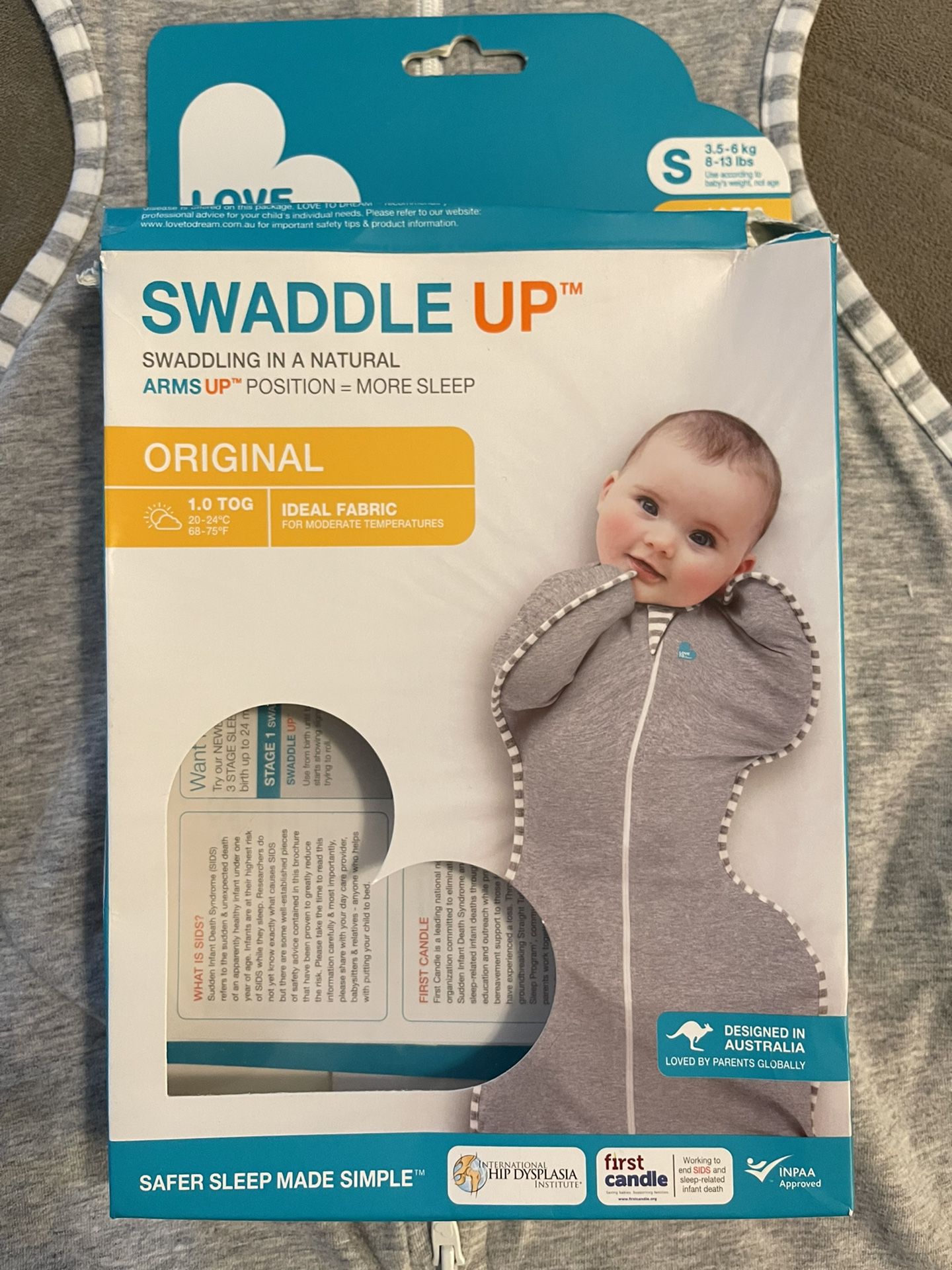Swaddle Up Love To Dream Swaddle - Size Small - Freshly Washed