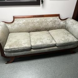 Vintage Light Green Sofa