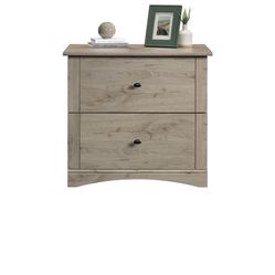 Sauder 2-Drawer Lateral File Cabinet, Laurel Oak Finish 