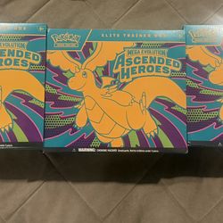 Ascended Heroes ETB (DM For Price)