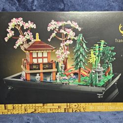 Lego Icons 10315 Tranquil Garden NEW Japanese Zen Display Set 1363pcs Adult