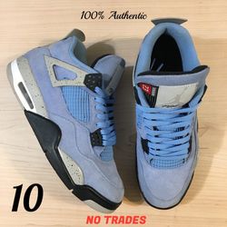 Size 10 Air Jordan 4 Retro “University Blue”☁️
