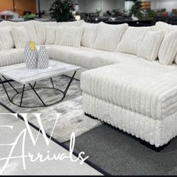 Brand New Comfy Corduroy Sectional Set 
