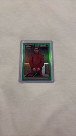 2024 Topps Chrome Legends Ayrton Senna Green /99 #193